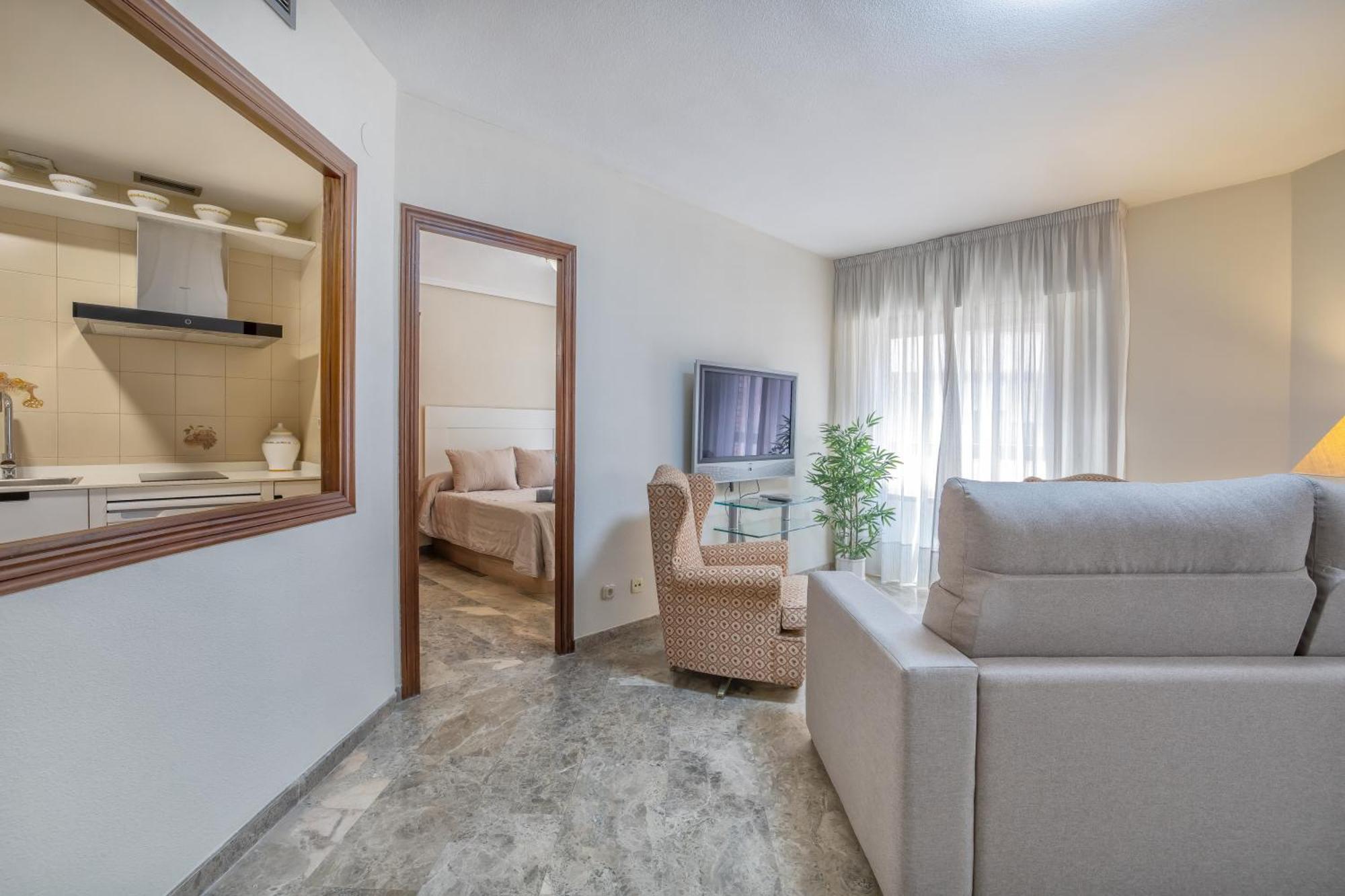 R & T Cordoba Center Apartamentos - Parking Ngoại thất bức ảnh